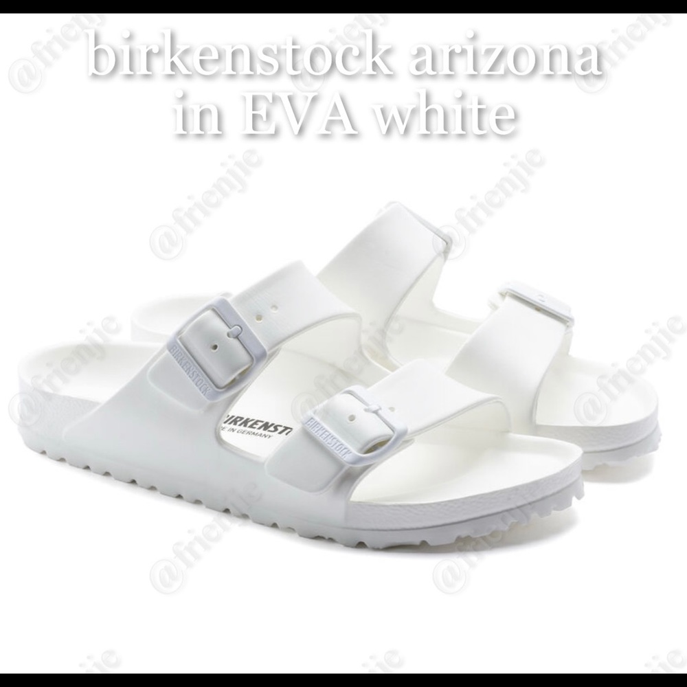 birkenstock arizona essentials EVA white